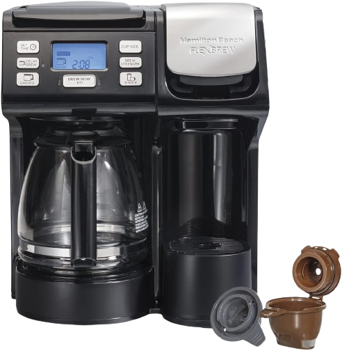 Hamilton Beach 49902 FlexBrew Trio 2-Way Coffee Maker, Compatible with K-Cup Pods or Grounds