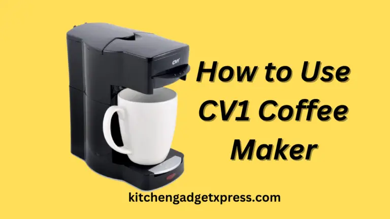 How to Use CV1 Coffee Maker: Step-by-Step Guide in 2023