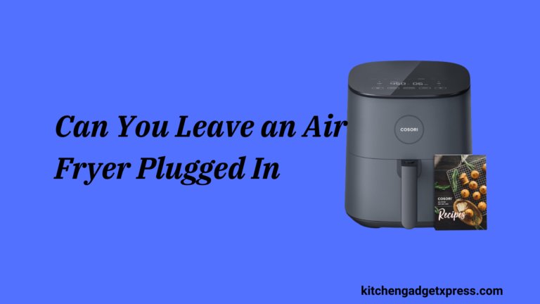 Can You Leave an Air Fryer Plugged In? Getting to Know Here!