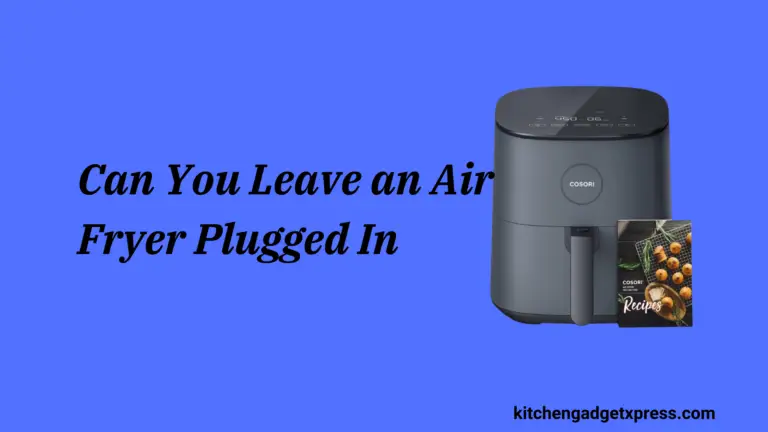 Can You Leave an Air Fryer Plugged In? Getting to Know Here!